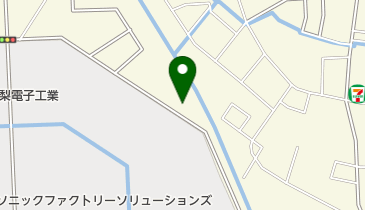 山梨テクノ株式会社の地図画像