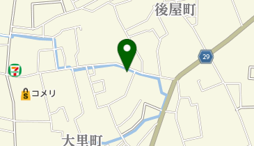 あかい美容室の地図画像