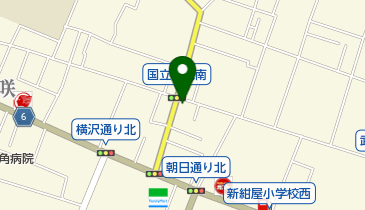 井上美容院の地図画像