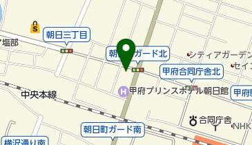 美容室マイ・シャインの地図画像