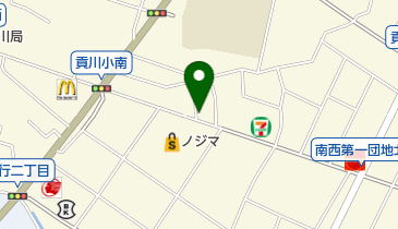 美容室ワンピースの地図画像