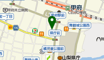 東京青山クリニック甲府院の地図画像