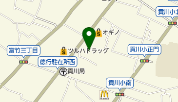 デビューの地図画像