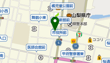 第一生命保険株式会社 甲府支社の地図画像