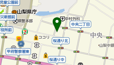 東日本建設業保証株式会社山梨支店の地図画像