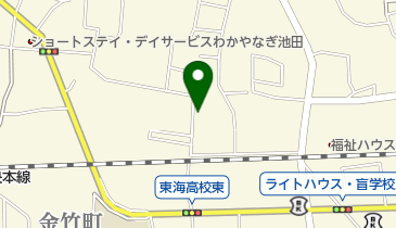 民芸工房がくなんの地図画像