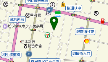 ギョクホー堂甲府店の地図画像