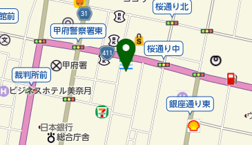 ビアンジュ甲府の地図画像