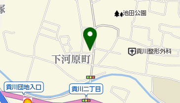 奥山理容室の地図画像