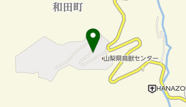 山梨県他機関 鳥獣センターの地図画像
