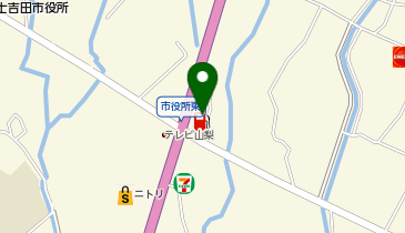 登り坂石油株式会社 カーオアシス富士吉田中央の地図画像