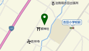 富士吉田バプテスト教会の地図画像