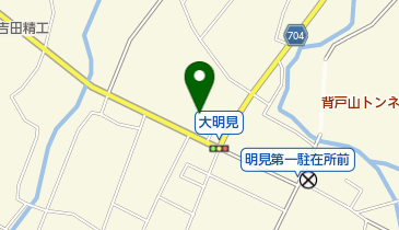 竹クリーニング店の地図画像