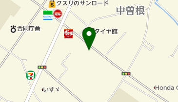 あずま美容室の地図画像