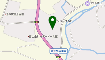 富士吉田市役所 歴史民俗博物館の地図画像