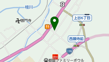 メナード桂都留代行店の地図画像