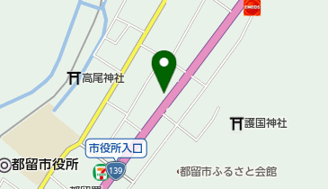 川上建設株式会社都留営業所の地図画像