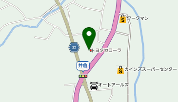 トヨタカローラ山梨株式会社都留バイパス店の地図画像