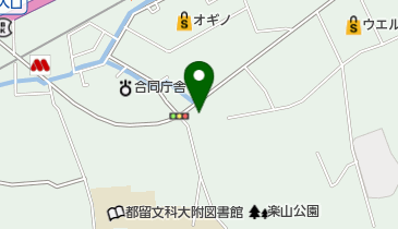 都留どうぶつ病院の地図画像