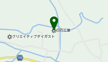 白石工業株式会社山梨工場の地図画像