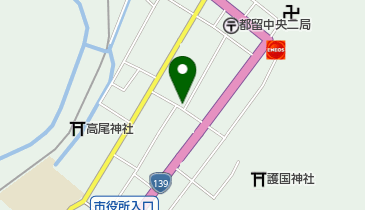 理容オカノの地図画像