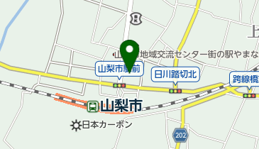 山梨アーバンの地図画像