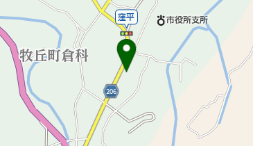 松川染物店の地図画像