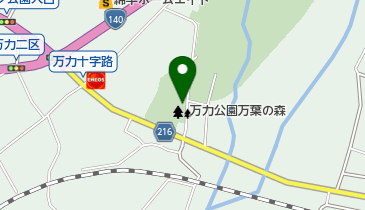 山梨市立万力動物園の地図画像