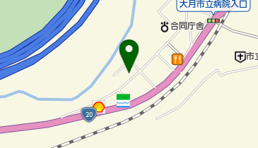 株式会社シンカ山梨大月事業所の地図画像