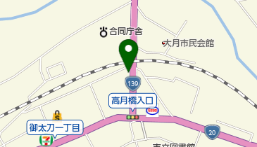 長田畳店の地図画像