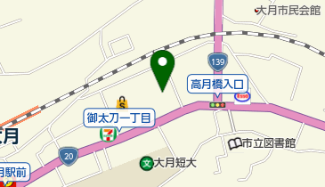 美容室サラの地図画像
