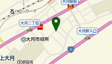 保険プラザ山梨株式会社大月支店の地図画像