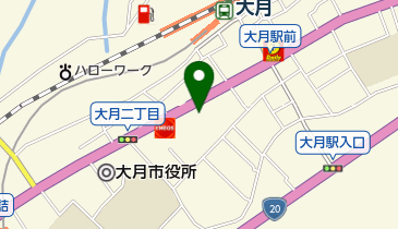 愛眼堂大月店の地図画像