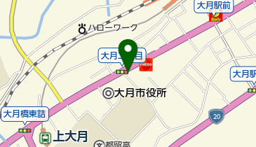 大月市消防団 第三部会館の地図画像