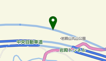 大月市役所 岩殿山ふれあいの館の地図画像