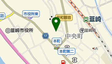 雲岸寺の地図画像