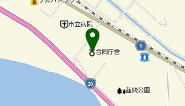 山梨県出先機関 中北地域県民センター 総務県民課の地図画像