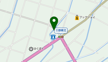 そば八の地図画像