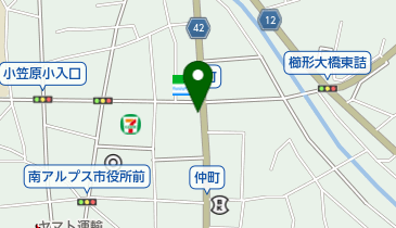 鮎川クリーニング店の地図画像