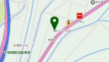 ネッツトヨタ山梨株式会社 南湖店の地図画像