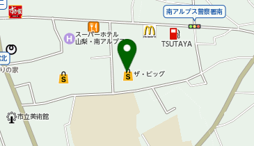 ザ・ビッグ櫛形店の地図画像