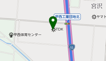 TDK甲府株式会社の地図画像