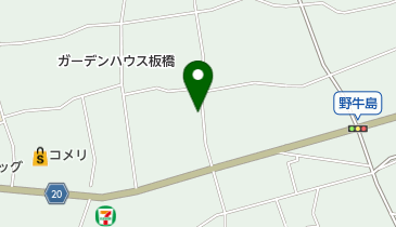 カツコ美容室の地図画像