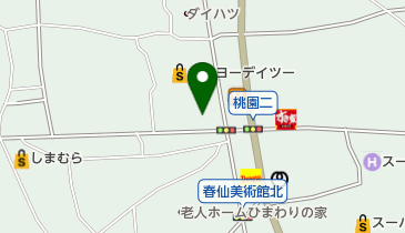 クイック南アルプス桃園店の地図画像