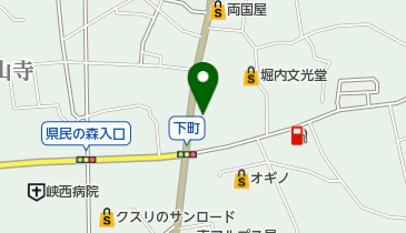 ながぬま理容の地図画像