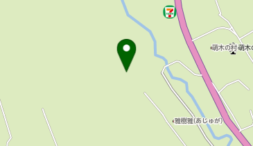 美しの森売店の地図画像