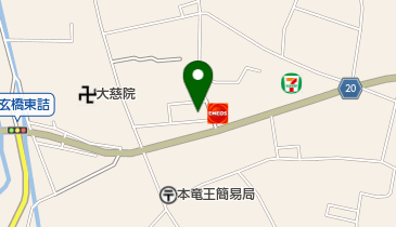 米山サッシガラス店の地図画像