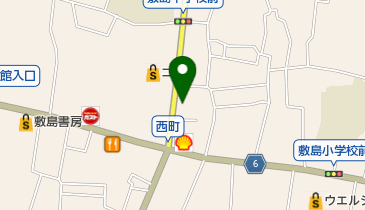 花形クリーニング店の地図画像