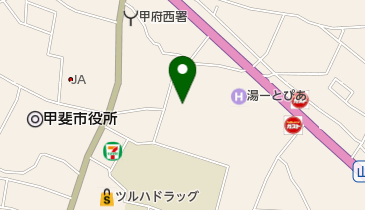 甲斐市商工会の地図画像