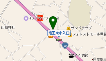 スタジオアリス甲府店の地図画像